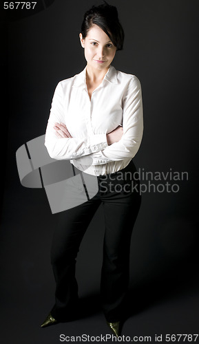 Image of sexy woman portrait studio 