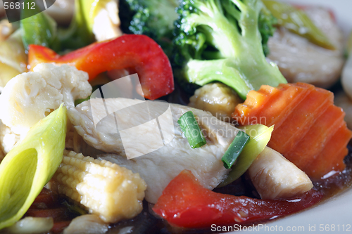 Image of Chicken and vegetables