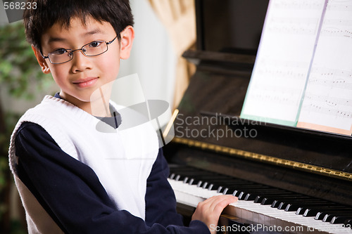 Image of Playing piano