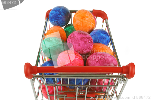 Image of Colorful easter eggs