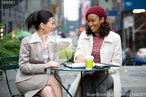 Image of Business Meeting in the City