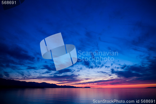 Image of Strait of Juan de Fuca Sunset