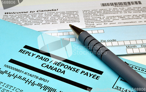Image of Envelope and form