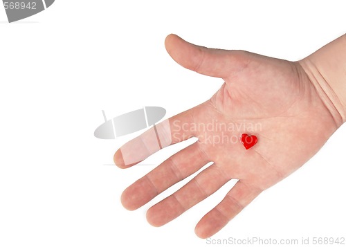 Image of Heart on hand