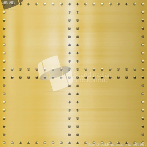 Image of gold plate background