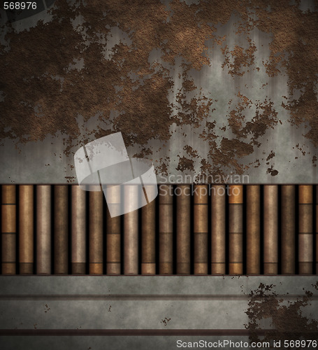 Image of old grunge wall background