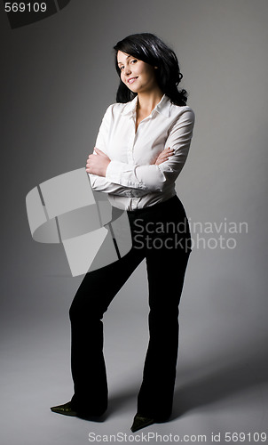 Image of sexy woman portrait studio
