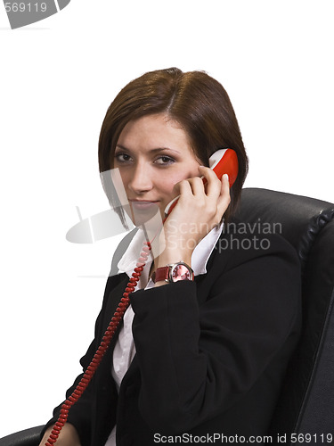 Image of Businesswoman on the phone