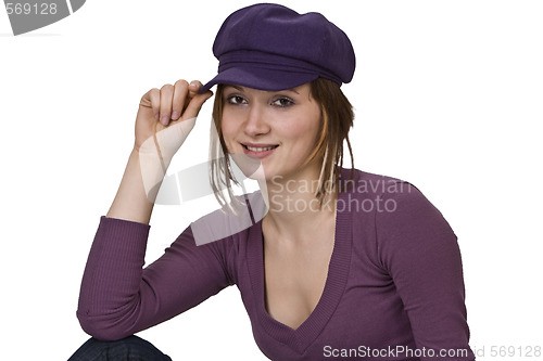 Image of Portrait of a young woman