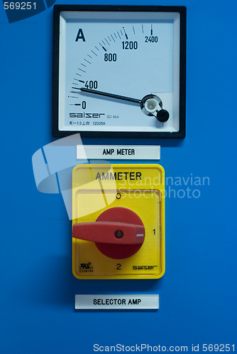 Image of Industrial amperemeter