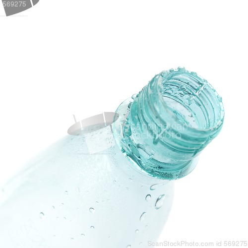 Image of bottle with water drops