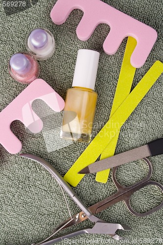 Image of pedicure beauty set