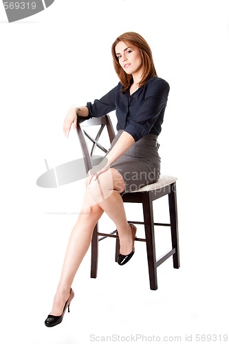 Image of Beautiful business woman
