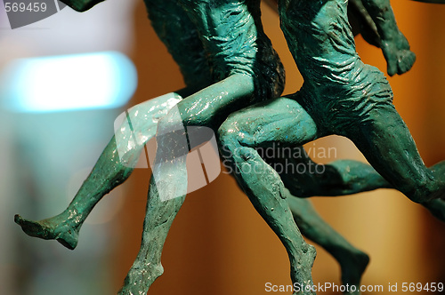 Image of Runner statues