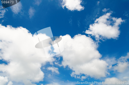 Image of Cotton like cloudy sky