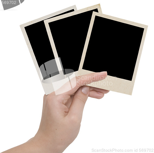 Image of three photo frames