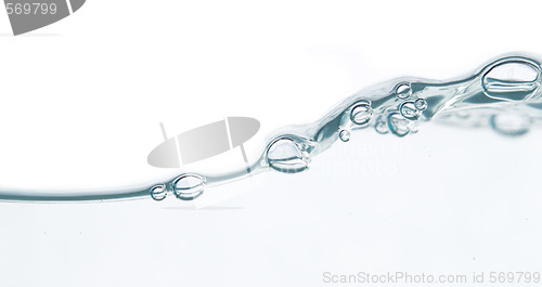 Image of water and bubbles