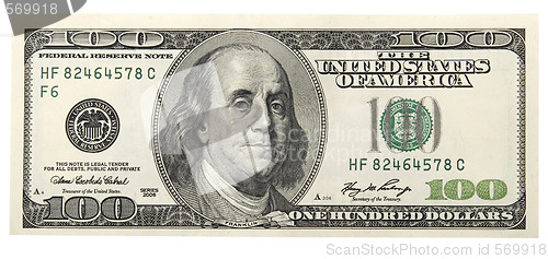 Image of one hundred dollars