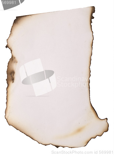 Image of burnt old paper