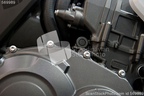 Image of Motorbike engine abstract