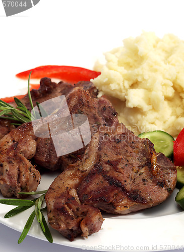 Image of Lamb chop meal vertical