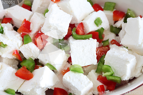 Image of Feta and capsicum salad