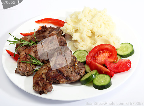 Image of Lamb chop meal
