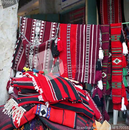 Image of Arab textiles on sale