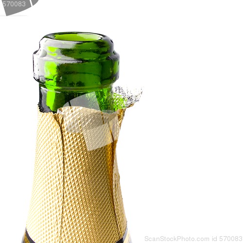 Image of champagne bottle