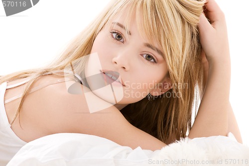 Image of lovely teenage girl