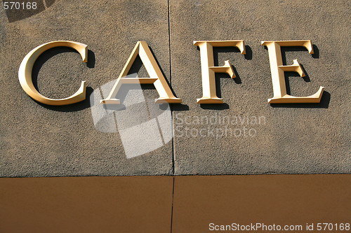 Image of Cafe Sign