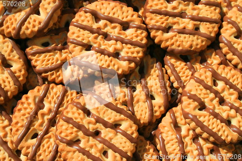 Image of Chocolate Striped Shortbread Cookies