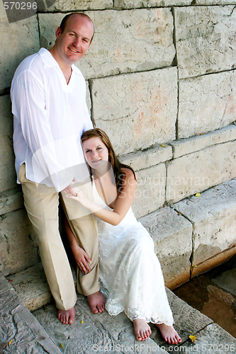 Image of Just married couple
