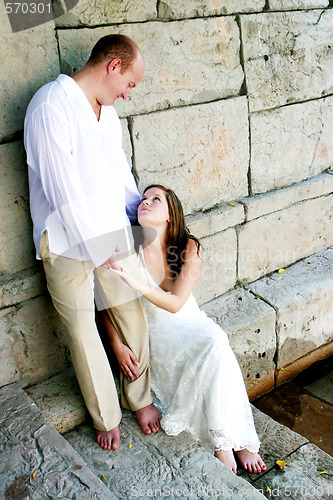 Image of Just married couple