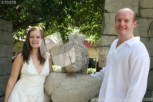 Image of Just married couple