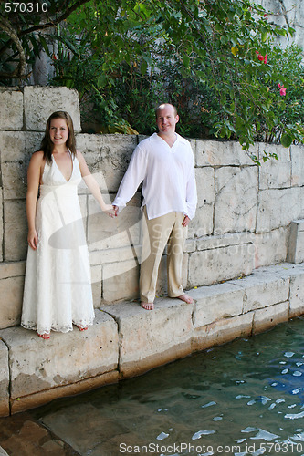 Image of Just married couple