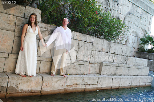 Image of Just married couple