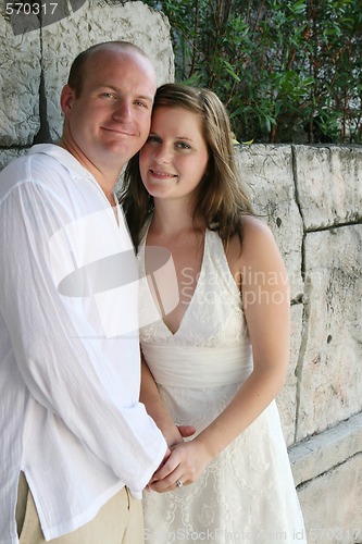 Image of Just married couple