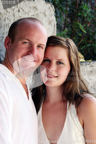 Image of Just married couple