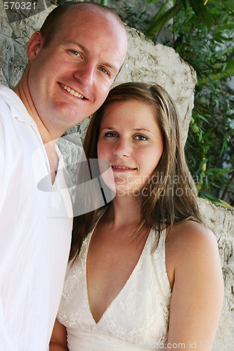 Image of Just married couple