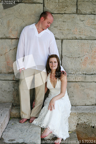 Image of Just married couple