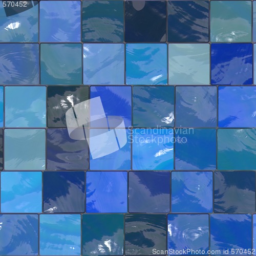 Image of blue tiles