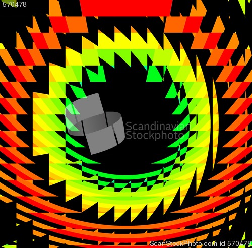 Image of Rainbow Circular Vortex