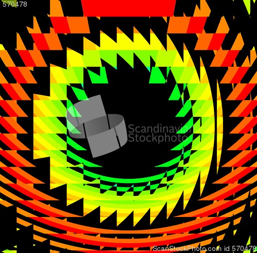Image of Rainbow Circular Vortex