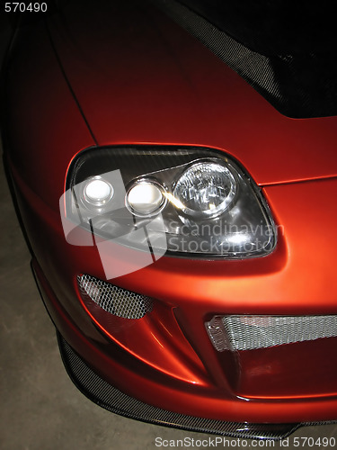 Image of sports car detail