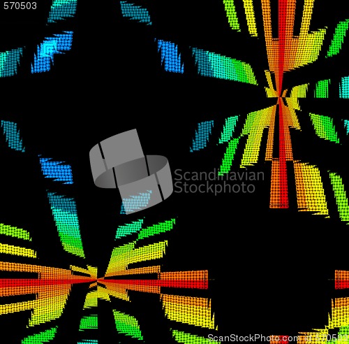 Image of Rainbow Disco Background