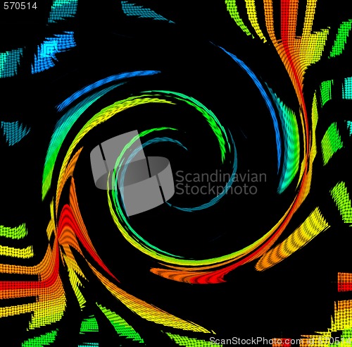 Image of Color Spectrum Swirl