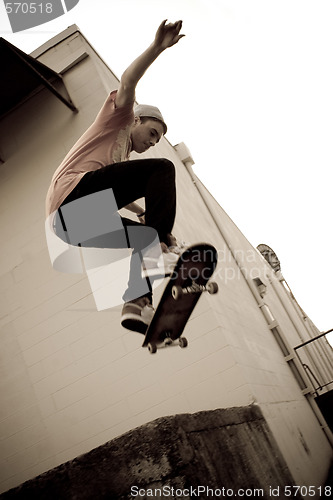 Image of Skateboarding Jump