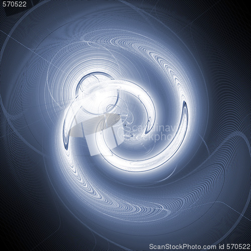 Image of blue spiral