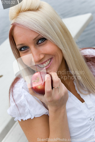 Image of Eating an Apple